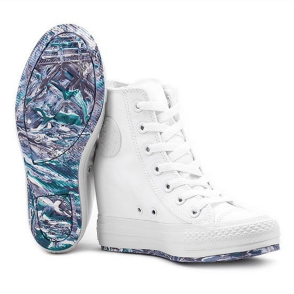 NWT Converse Platform Plus Wedge Sneakers